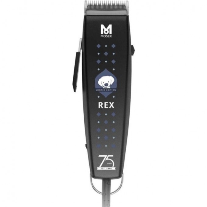 Машинка для стрижки шерсти MOSER REX черный, юбилейная серия 1230-0070 Машинка для стрижки шерсти MOSER REX черный, юбилейная серия 1230-0070